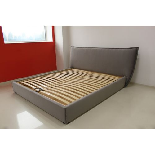 Кровать с мягким изголовьем с подъемным механизмом 160 200
